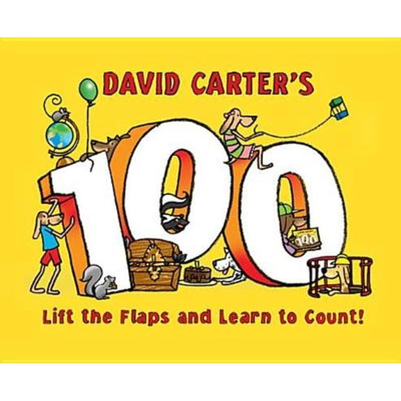 Pre-Owned David Carter's 100: Lift the Flaps and Learn to Count! Paperback