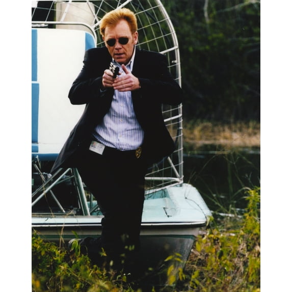 David Caruso Holding in Black Coat Photo Print (24 x 30)