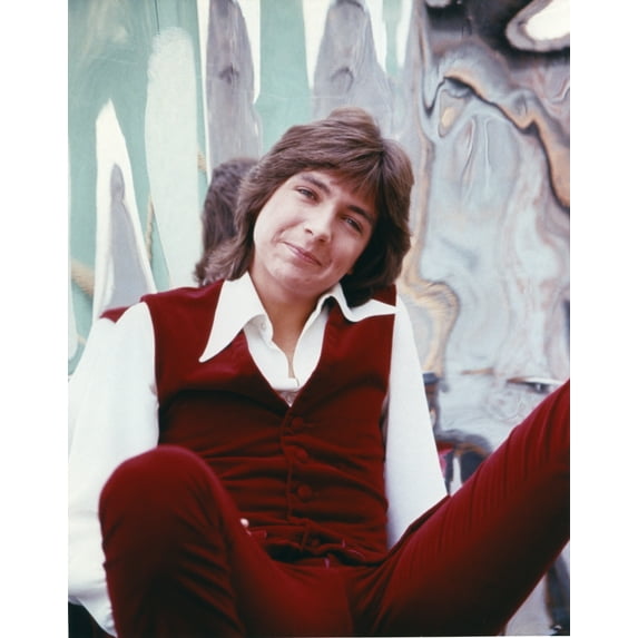 David Cassidy Posed in Red Jeans Photo Print (24 x 30)
