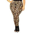 thumbnail image 1 of David Collection Animal Printed Brushed Leggings Regular or Plus Size (Fits L - XXXL) Free Size Made In USA, 1 of 2
