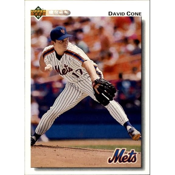 David Cone 1992 Upper Deck MLB #364 Baseball Card New York Mets