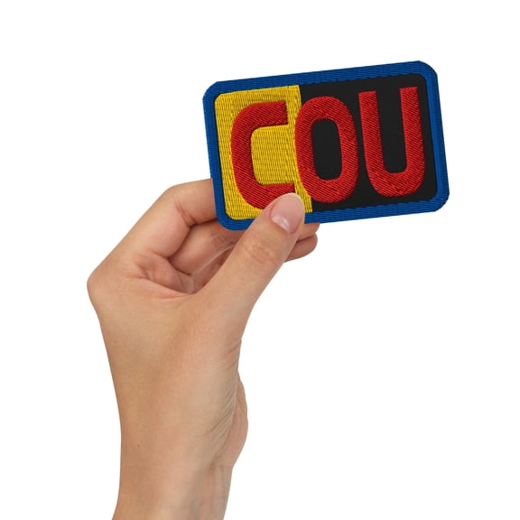 David Coulthard Red Bull Color Bar v2 F1 Embroidered Patch Color: Black