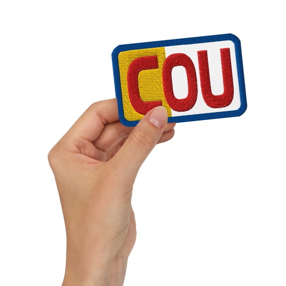 David Coulthard Red Bull Color Bar v2 F1 Embroidered Patch Color: White