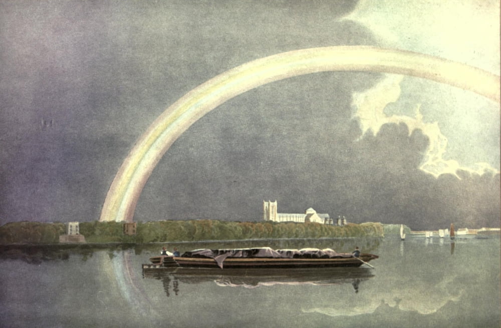David Cox 1922 Westminster Abbey from Battersea Marsh Canvas Art - David Cox (18 x 24)