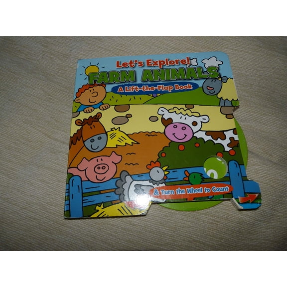 David Crossley Let's Explore! Farm Animals (A Lift-the-flap Book) (Board Book)