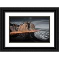 thumbnail image 1 of (David) Dai, Wei 24x17 Black Ornate Wood Framed with Double Matting Museum Art Print Titled - Black sand beach, 1 of 4