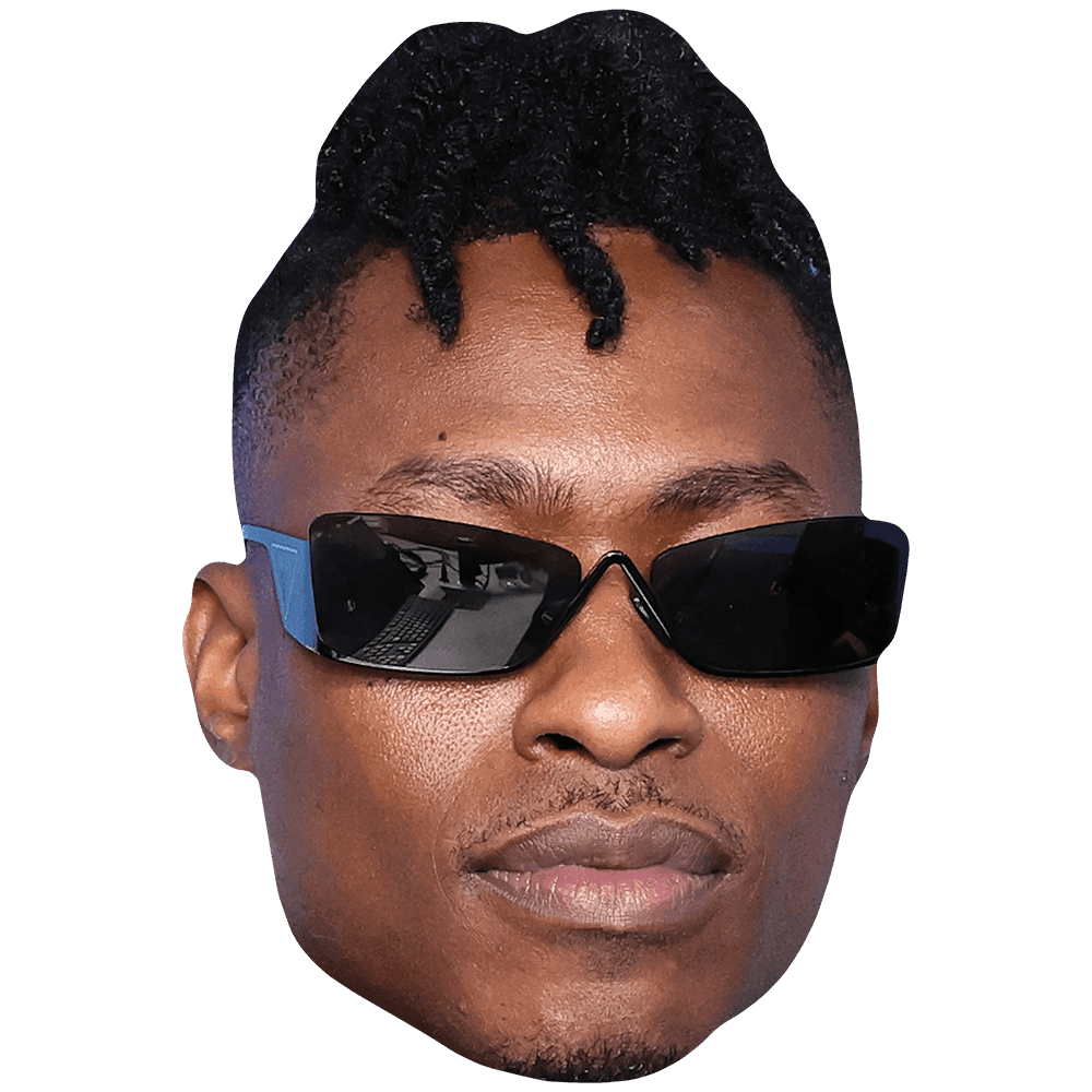 David Debrandon Brown (Glasses) Flat Cardboard Face