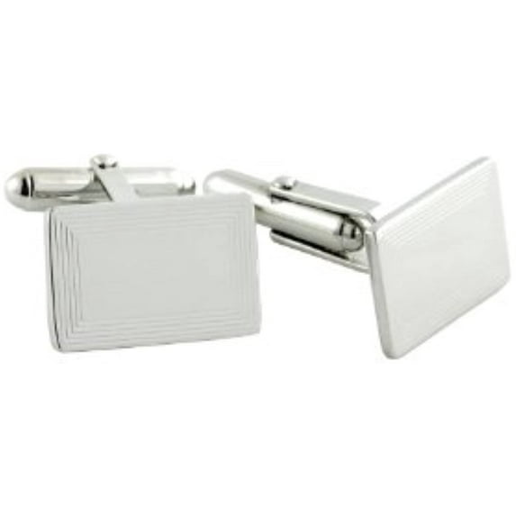 David Donahue Cuff Links Silver Mens