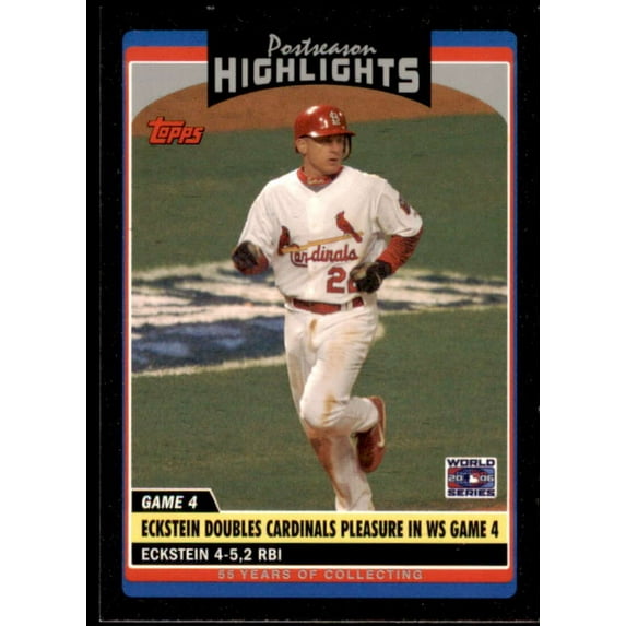 David Eckstein Card 2006 Topps Update Black #200