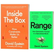 David Epstein 2 Books Collection Set   Inside the Box How Constraints Make Us Better & Range Why Generalists Triumph in a Specialized World