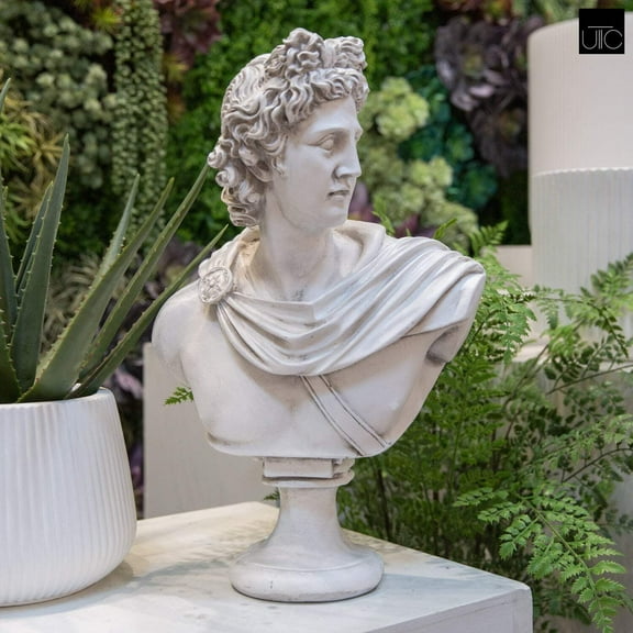 Urban Trends Collection White Fiberglass David Sculpture