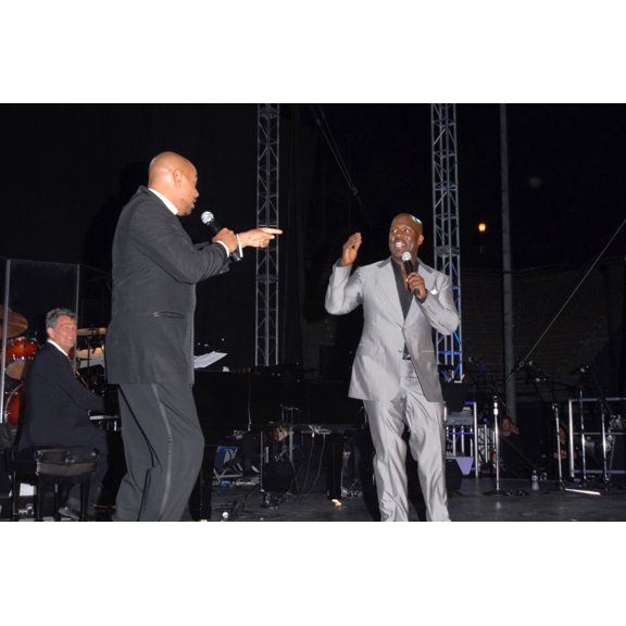 David Foster, James Ingram, Bebe Winans performing at "Starry Night" an Evening Honoring Quincy Jones Presented by the Grammy Foundation, Westwood, CA, July 28, 2007. ph: Ron Wolfson/Courtesy (David