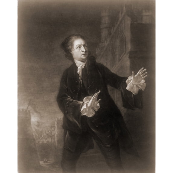 David Garrick (1717-1779) History (18 x 24)