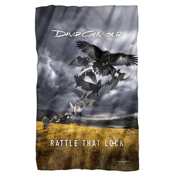 David Gilmour Blanket, 36"x58" Rattle That Fleece Blanket
