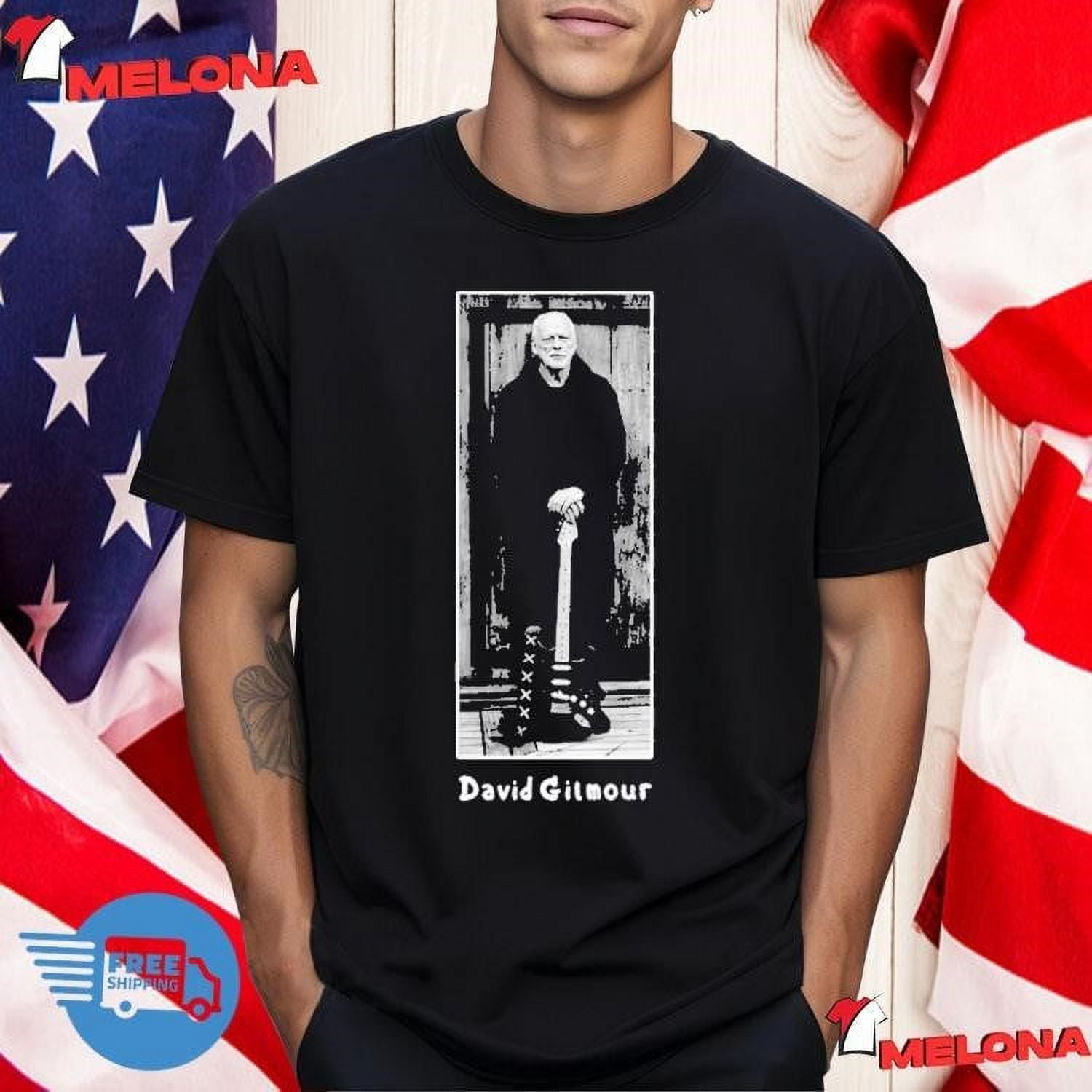 David Gilmour Luck And Strange Tour Tshirt