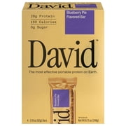 David High Protein Bars, Blueberry Pie, 28g Protein 4 Count