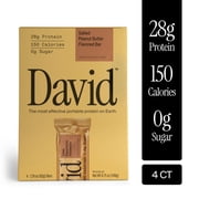 David High Protein Bars, Salted Peanut Butter - 28g Protein 4 Count