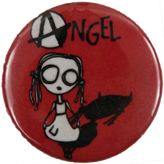 David & Goliath - Eve L Angel Button