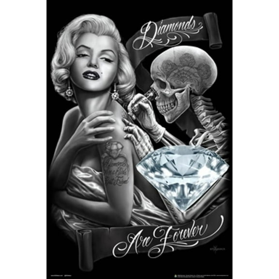 David Gonzales Art - Diamonds Poster (24 x 36)