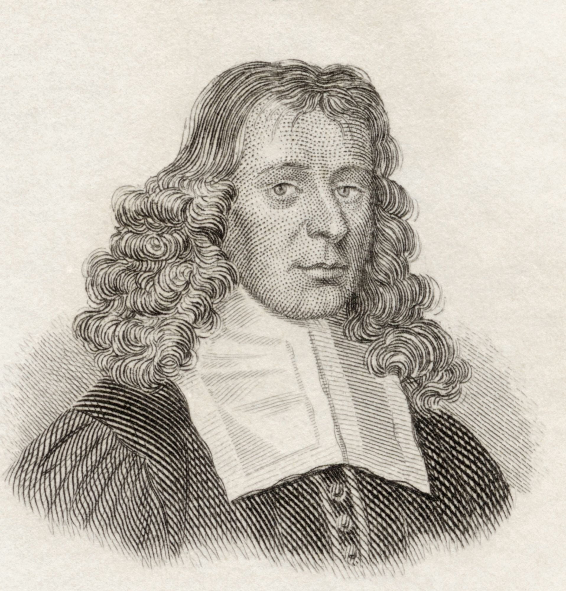 David Gregory 1659 To 1708 Scottish Mathematician And Astronomer From Crabbs Historical Dictionary Published 1825 Canvas Art - Ken Welsh Design Pics (14 x 15)