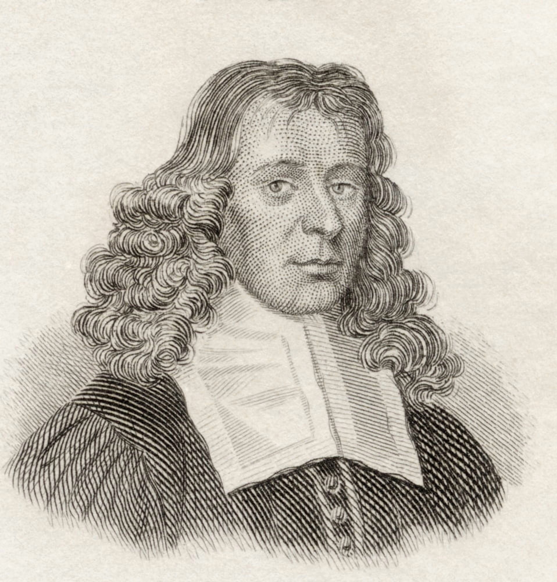 David Gregory 1659 To 1708 Scottish Mathematician And Astronomer From Crabbs Historical Dictionary Published 1825 Canvas Art - Ken Welsh Design Pics (28 x 30)