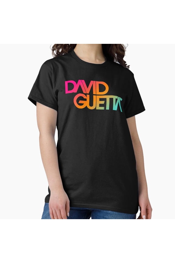 David Guetta gradient summer logo H4659, for Unisex – Extended Sizes Up to 5XL