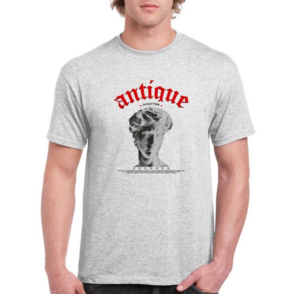 David Halftone Antique T-Shirt Men -Image by Shutterstock, Male 4X-Large