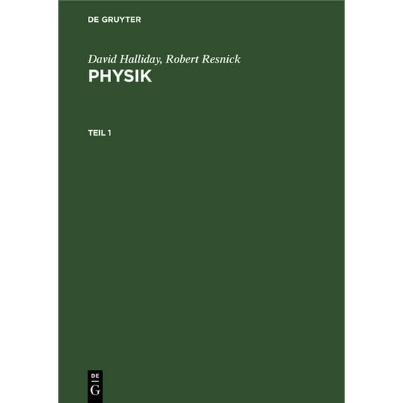 Physik Physik. Teil 1, Book 1, (Hardcover)