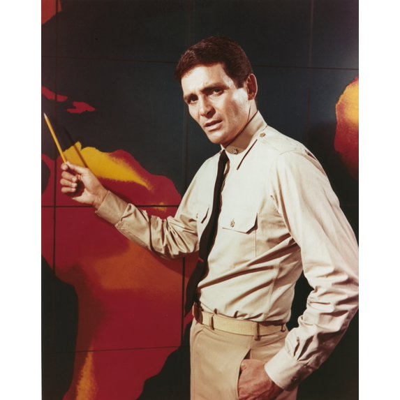 David Hedison Pose in Formal Suit Photo Print (24 x 30)