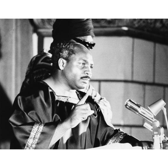 David Hill Of House Of Israel Speaks At 'Operation Black Unity' Rally. Cleveland History (24 x 18)