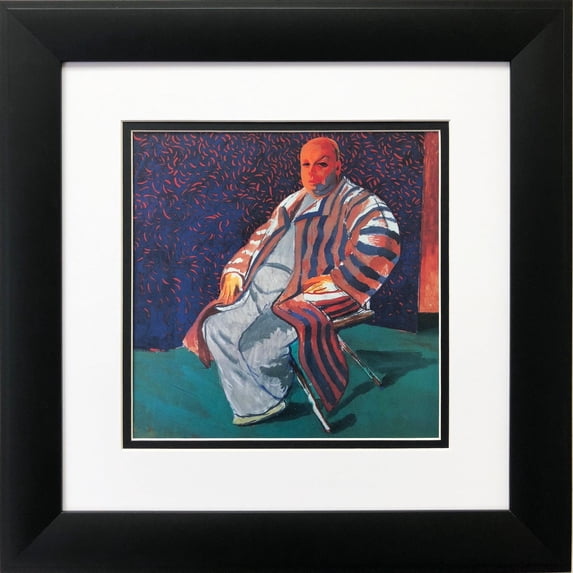 David Hockney "Divine '79" NEWLY CUSTOM FRAMED Book Folio Derived from a David Hockney Book Generic