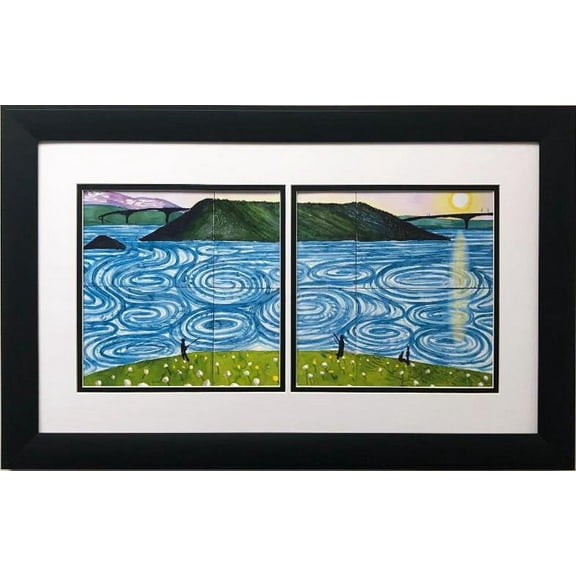 David Hockney "The Maelstrom, Bodo" NEWLY CUSTOM FRAMED Book Folio Derived from a David Hockney Book