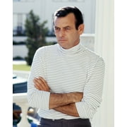 David Janssen Rare Shot In Striped Outfit Circa 1960s 24X36 Classic Hollywood Poster