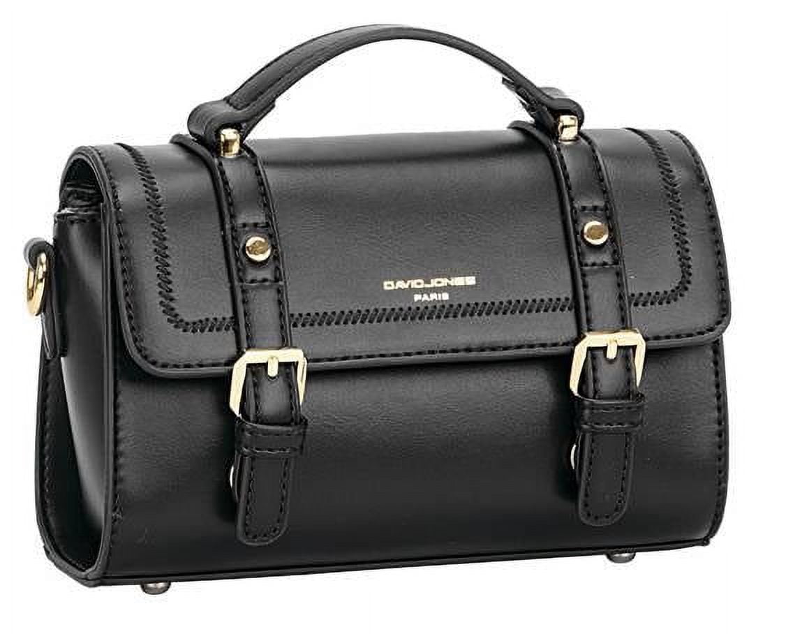 David Jones Small Grab Satchel Black