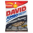 thumbnail image 1 of David Jumbo Cracked Pepper Roasted & Salted Sunflower Seeds, 5.25 oz, 1 of 4