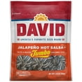 thumbnail image 1 of David Jalapeno Hot Salsa Sunflower Seeds, 5.25 oz Bag (Pack of 4), 1 of 2
