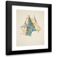 thumbnail image 1 of David Kakabadzé 14x18 Black Modern Framed Museum Art Print Titled - Abstraction Based on Sails, VII (1921), 1 of 5