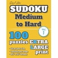 thumbnail image 1 of David Karn Sudoku - Medium to Hard Vol 1: 100 Puzzles, Extra Large Print, 42 pt font size, 1 puzzle per page, 1 of 1