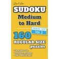 thumbnail image 1 of David Karn Sudoku - Medium to Hard Vol 2: 160 Puzzles, Travel Size, Regular Print, 24 pt font size, 2 puzzles per page, 1 of 1