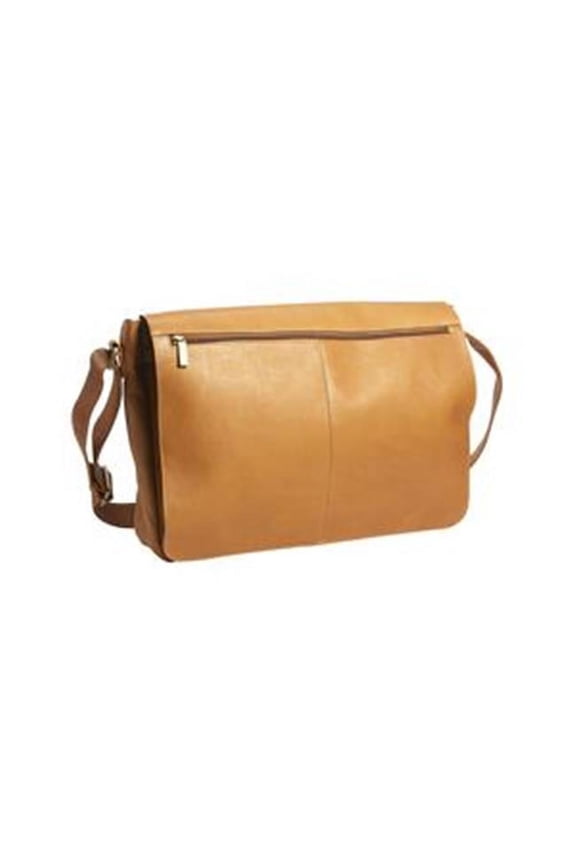 David King & Co 189T East West Full Flap Messenger- Tan