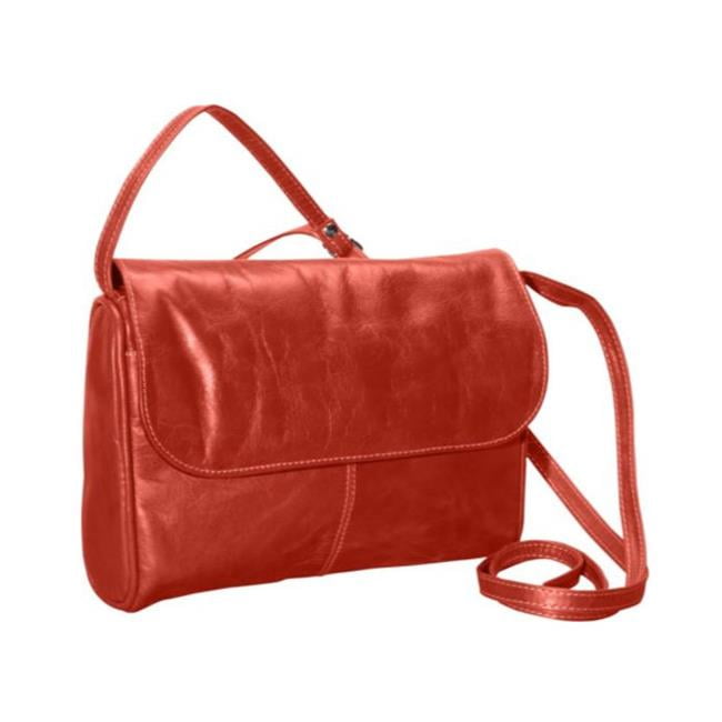 David King Co 3522H Florentine Flap Front Handbag Honey