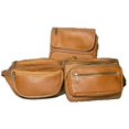 thumbnail image 1 of David King & Co 409T Large Double Pocket Waist Pack- Tan, 1 of 2