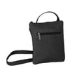 thumbnail image 1 of David King & Co 598B Slender Shoulder Bag- Black, 1 of 5
