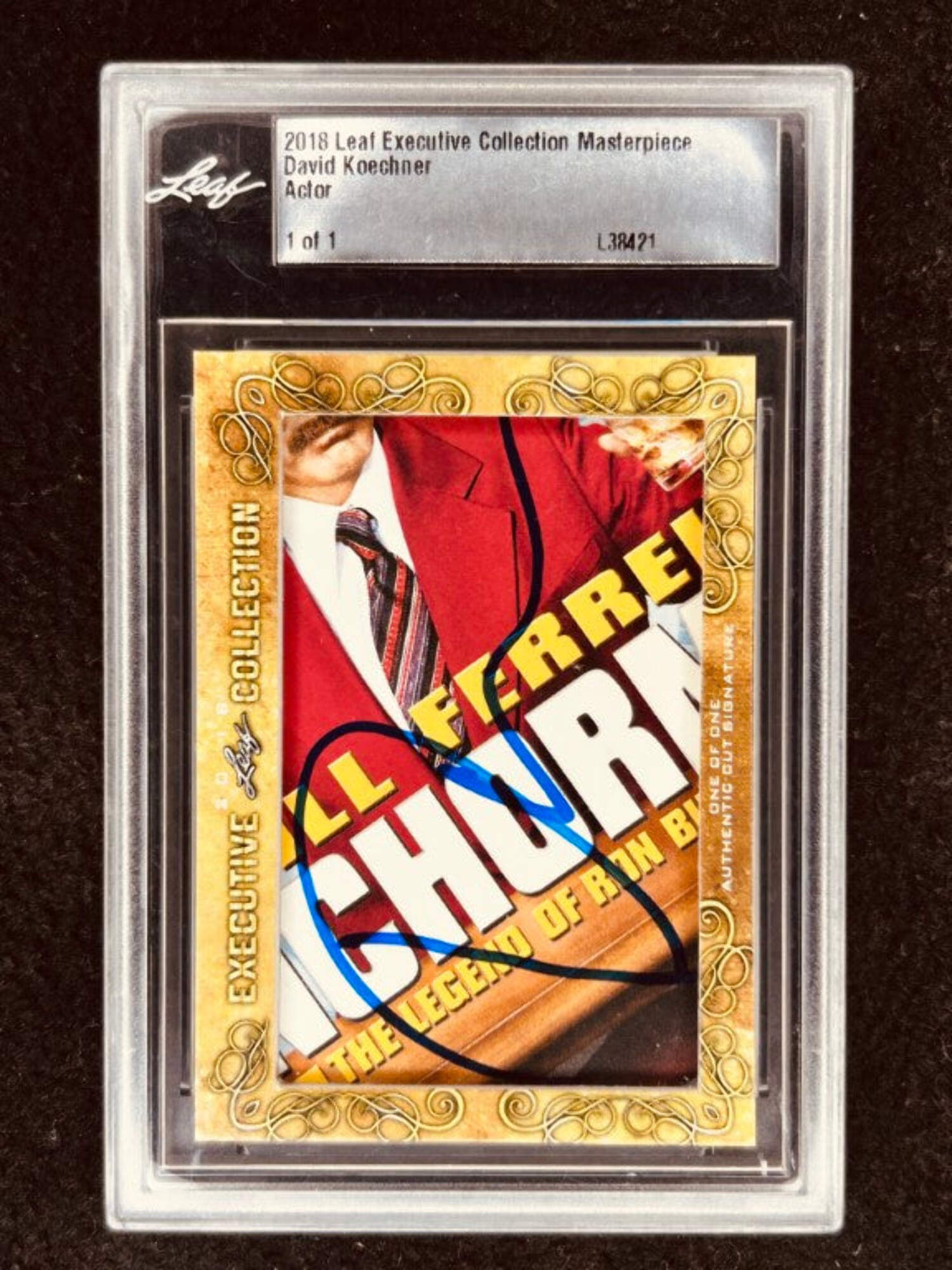 Carte Signée Max Baer & Jack Sharkey - Leaf Masterpiece Cut 1/1 2018 - Certifiée JSA - Boxe
