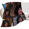 thumbnail image 1 of David Krumholtz Blanket Handsome #1 Throw Blankets Ultra Soft Flannel Lightweight Throws for Couch, Bed, All Seasons Use 50""*60""（130 * 150cm）, Style-1, 1 of 6