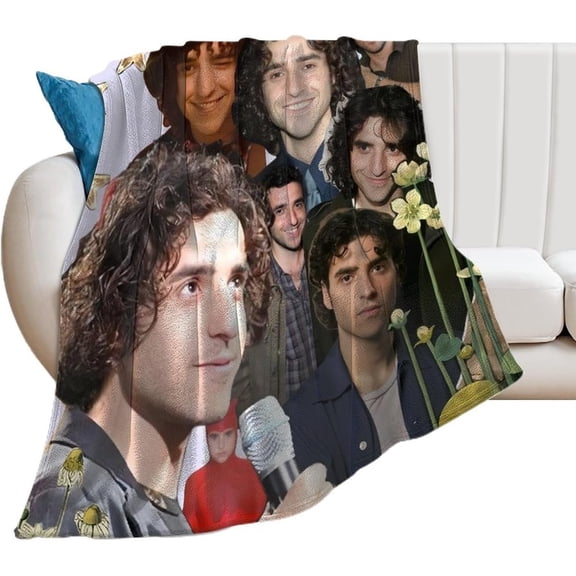 David Krumholtz Blanket Super Soft Throw Blanket Silky Flannel Lightweight for Sofa, Bed Blanket All Season Use 40"*50" (100 * 130cm)