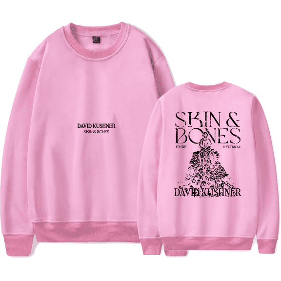 David Kushner Merch Skin and Bones Crewncek Fashion Sweatshirt Merch Casual Sweatshirt Unisex Hoodie Top Clothing