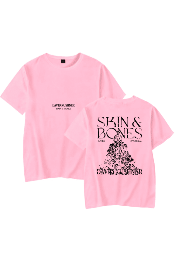 David Kushner Merch Skin and Bones T-shirt Fashion Unisex Women Men Summer Short Sleeve Tee Unisex Casual T-shirts