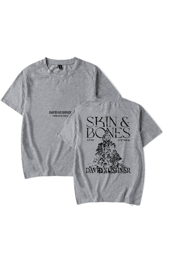 Merch Skin and Bones T-shirt Fashion Unisex Women Men Summer Short Sleeve Tee Unisex Casual Top T-shirts