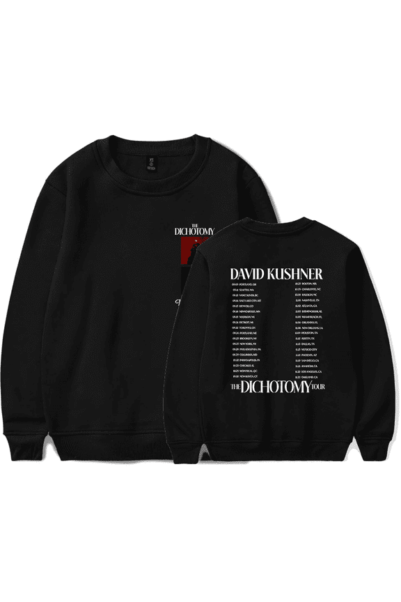 David Kushner Merch The Dichotomy Tour Crewneck Men Women Long Sleeve Hoodie Streetwear Pullover Top